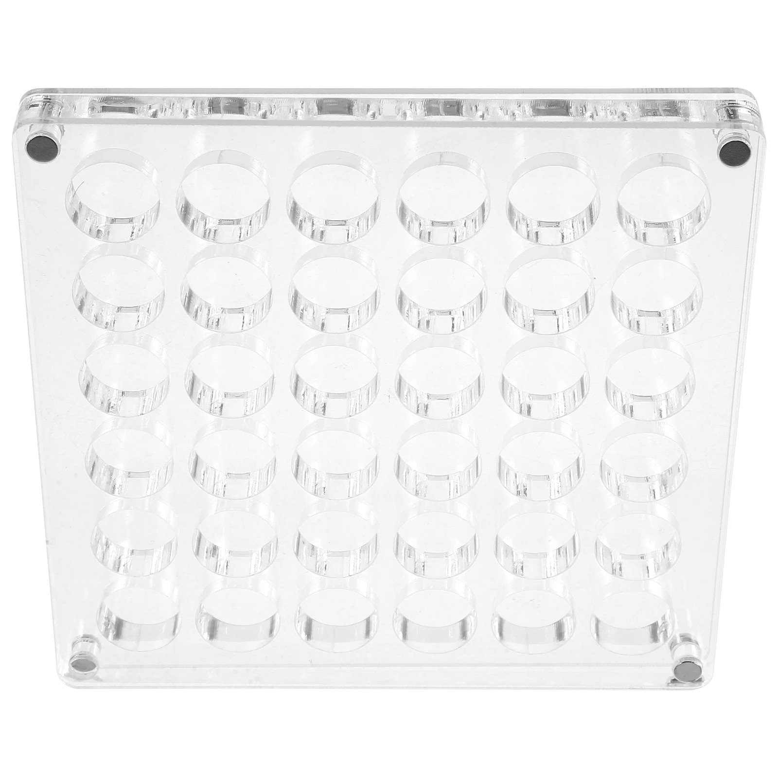 

s Seashell Box 36 Compartments Acrylic Storage Frame for Shell Collector Specimen Case Mini Seashell Case Trinket Box