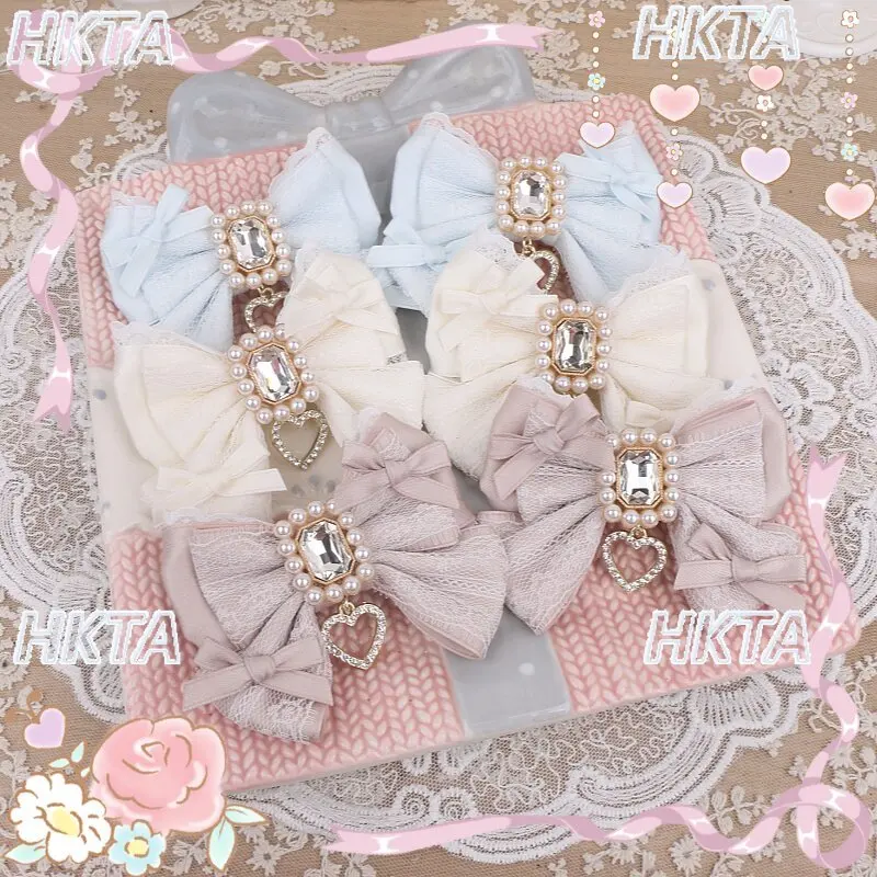 japanese-mass-produced-lolita-lace-rhinestone-bow-hair-clip-new-headwear-sweet-cute-side-clip-hair-accessories-women-hairpin