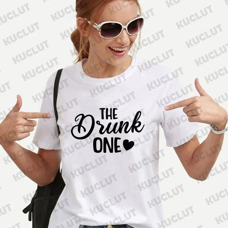 Group Besties Matching Tees Funny Girls Drinking Weekend Party T-shirts Best Friend Trip Tops Harajuku Casual Female Clothing