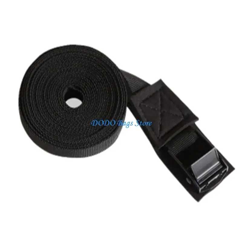 

2.5x300cm 200lbs Load Lashing Strap Adjustable Buckles For Motorcycle Cargo