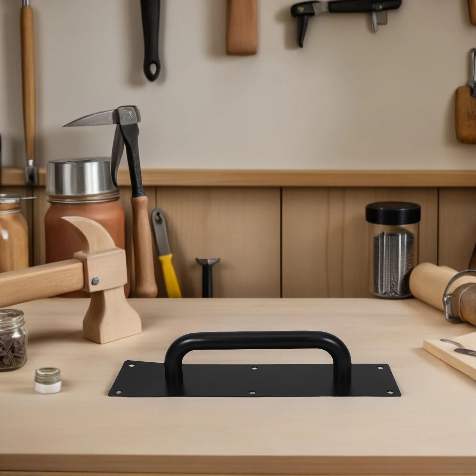 

1Set Push Pull Door Handle Durable Stainless Steel Smooth Modern Design for Residential Commercial Interior Exterior Sliding