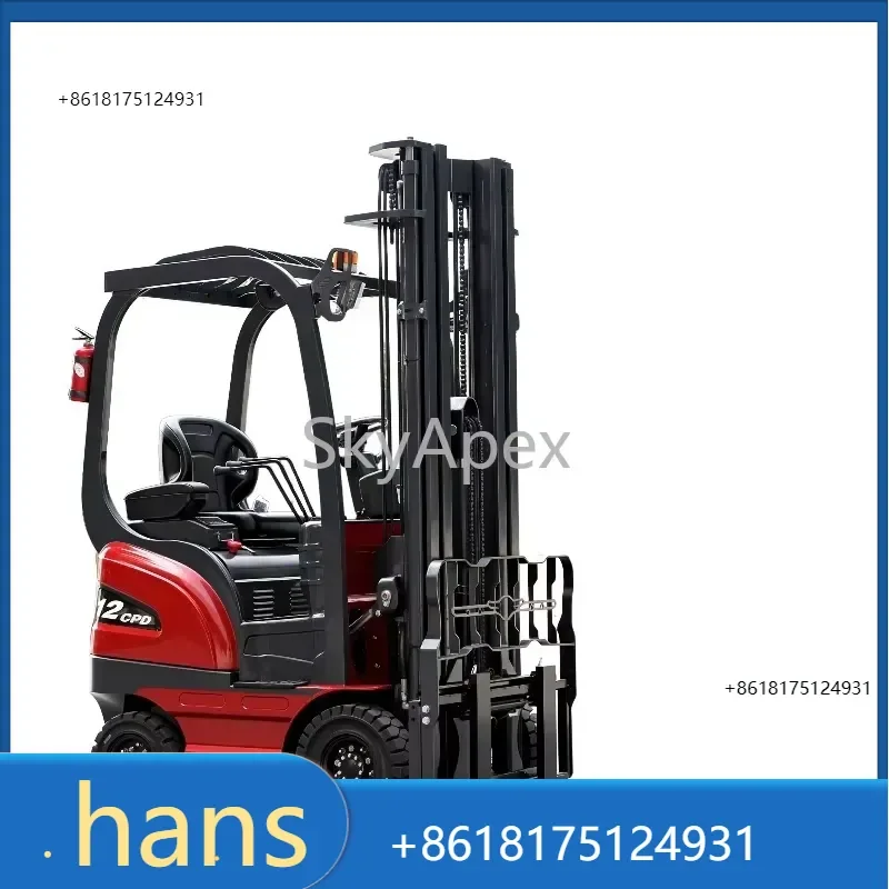 2026 Factory Direct Sales Short Wheelbase 1.2 Ton 1.5 Ton 2 Ton CE Certified Heavy Warehouse Forklift Lithium-ion Small