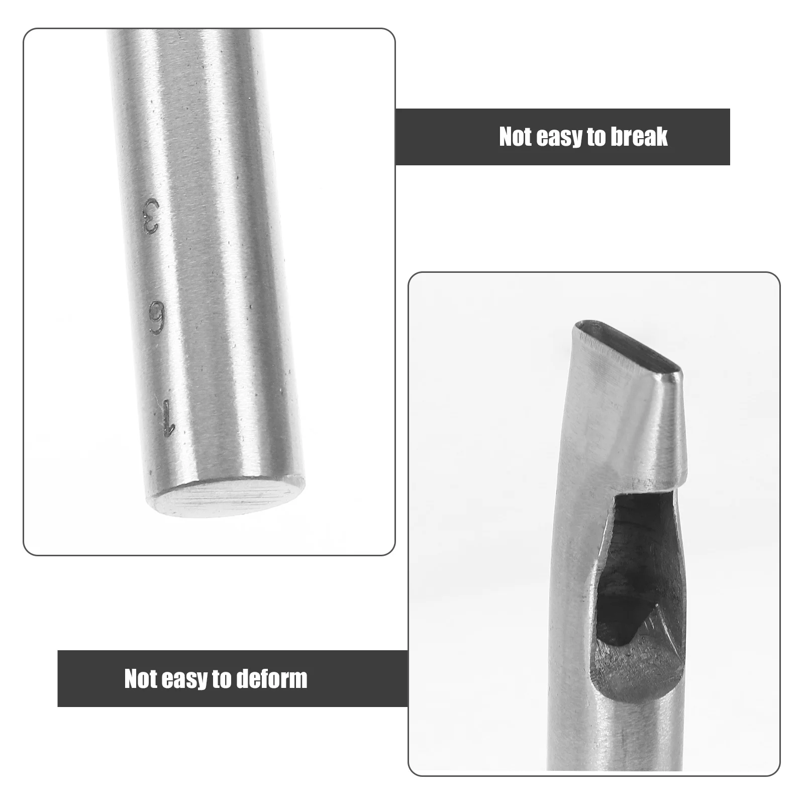 

4pcs Hollow Punch Tool Stainless Steel Watch Band Belt Hole Puncher For Diy Craft Stamping Carving Kit Punch Set