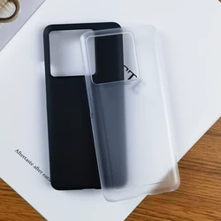 Simple Ultra-thin Matte Hard Phone Case For Xiaomi Mi 13T Pro 13TPro 5G Anti-fingerprint PC Back Case Cover