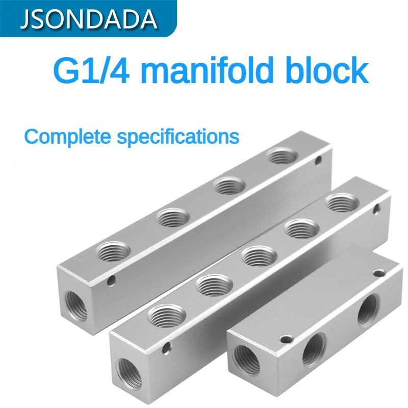 

Manifold Block 1/4” BSP Water Manifold Block Mountable Air Manifold Blockvaccum Manifold Block Gas Distributor