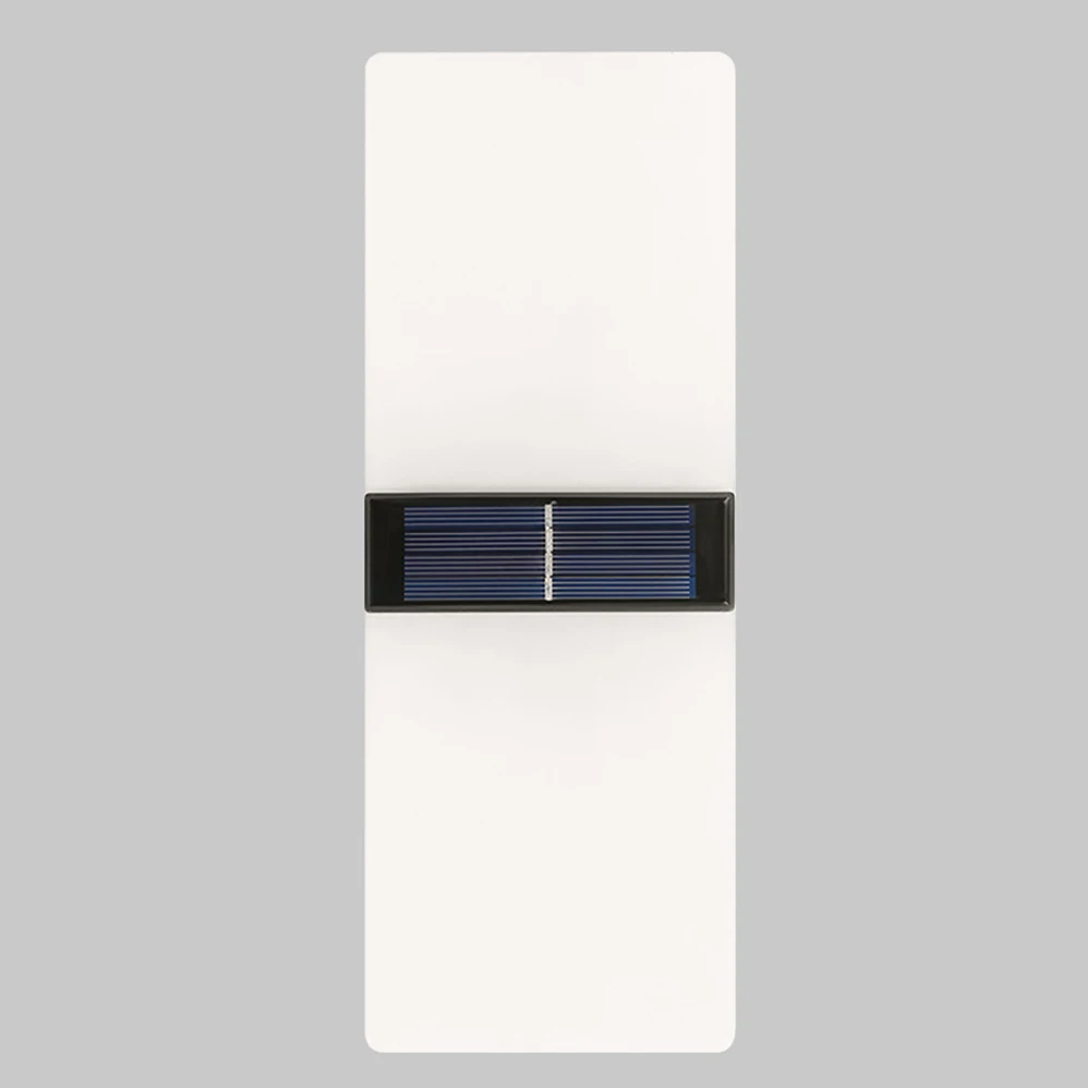 Impermeável LED Solar Lâmpada de Parede, Modern Lâmpadas Minimalismo, LEDs ao ar livre, 3 Tipos de Tamanho, IP65, 1.2V, 600mAh Bateria, AAA