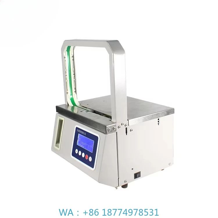 r Tape Opp Book Money Bundling Aplicadora de bandas Máquina flejadora Pape automático