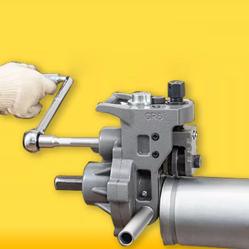 

GR6 Portable Combo Roll Grooving Machine, 1/4" to 6" Pipe Capacity, Manual Use or Power Drive Mount Fire pipe pressing