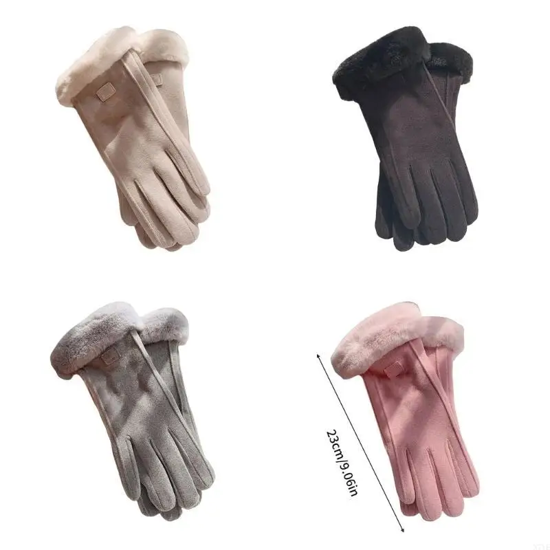 N7YE 2PCS Rękawiczki na zewnątrz Ekran dotykowy Przyjazne rękawiczki unisex zimne pogody na jazdę na nartach i codzienne podróże