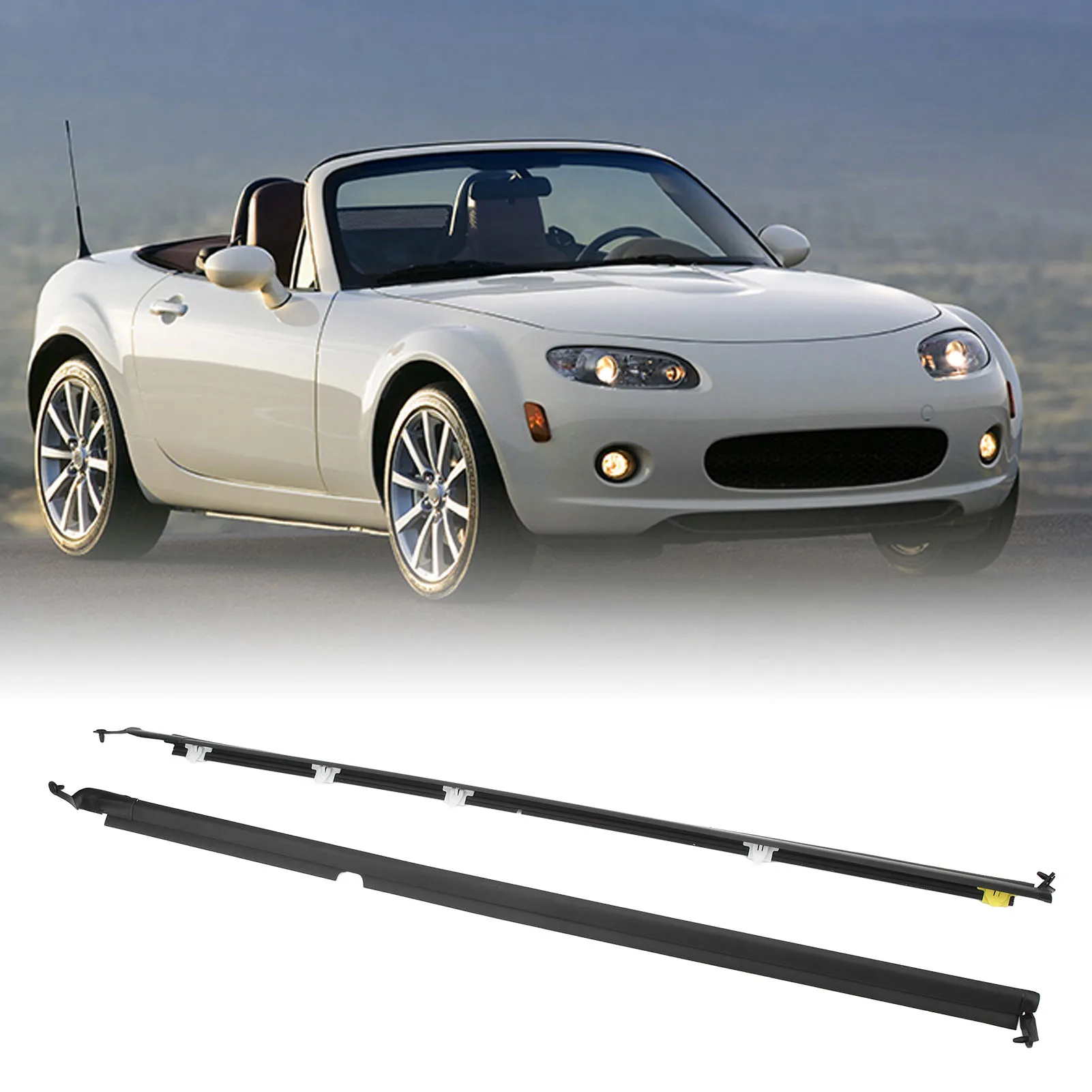 

NA01 58 810F Уплотнитель дверного стекла NA01 59 810F Замена левого и правого для Miata MX-5 1990-2005 гг.