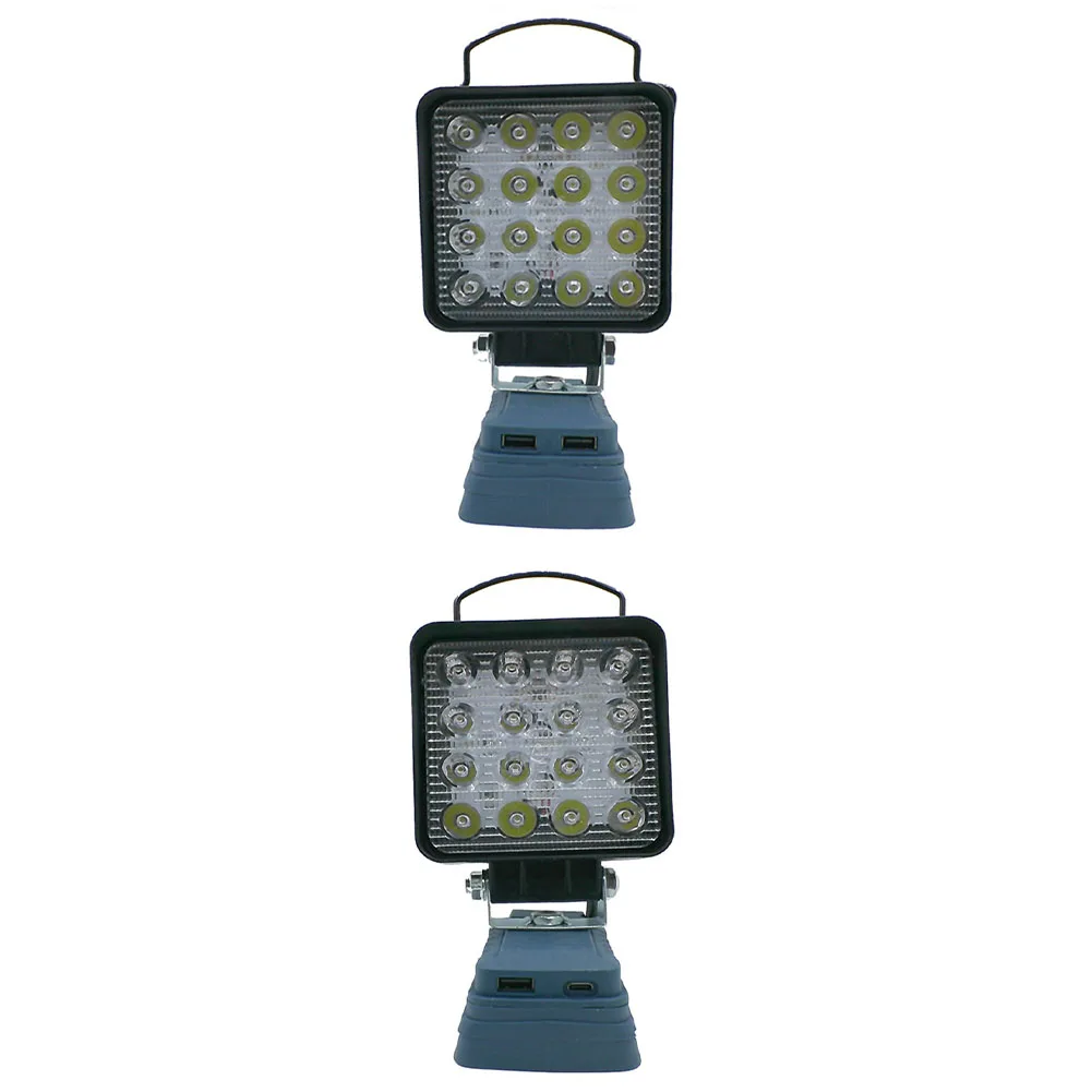 Environmentally Friendly Work Light Lighting Power Bank as Picture Electric Torch ABS Material Battery Not Included