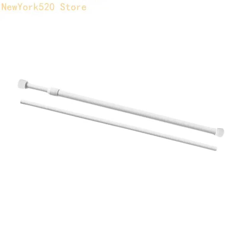 Short Adjustable Shower Rod 17 to 42Inch Tension Rods Suitable for Curtains Window and Doorways Homes Essential N84C