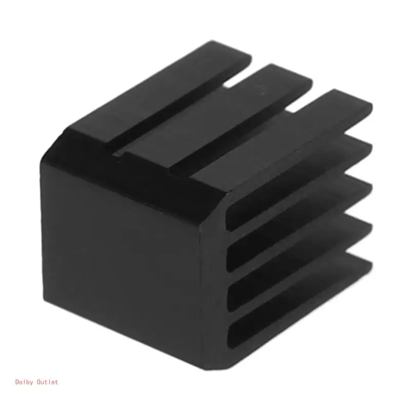 HEATSINK Aluminum Radiator Anodize Heat Sink Electronic Chips Cooling Thermal Pads Black / White 5Pcs/Pack