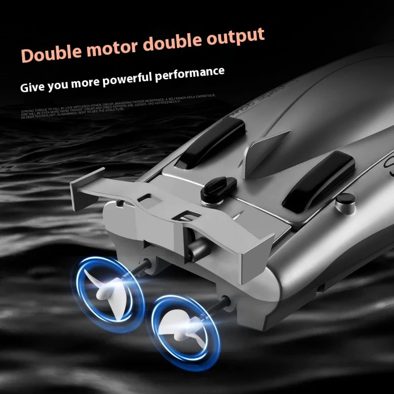 High Speed Remote Control Yacht 805 Upgraded Version 2.4G Large Capacity Battery Long Range 30km/h Outdoor Water Toy Boat Model