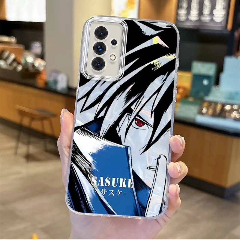 Capa de telefone Anime para Samsung Galaxy, N-Narutos, capa fosca dura à prova de choque, S24, S23, S22, S21 Plus Ultra, A73, A72, A71, A55, A54, A53, Novo