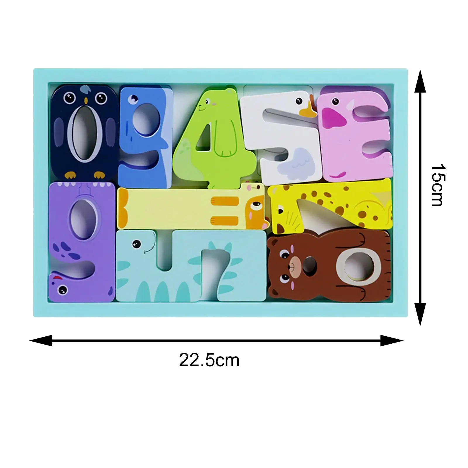 

Children Gift Puzzles Wooden Jigsaw Colors Shapes Cognition Montessori 3 4 Years Old