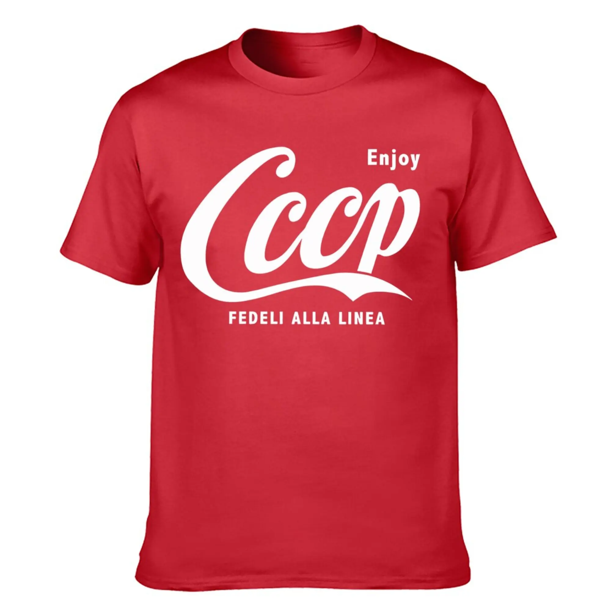 CCCP Fiel à Linha Música T-shirt, Punk Rock, Soviética Estrela Vermelha T-shirt