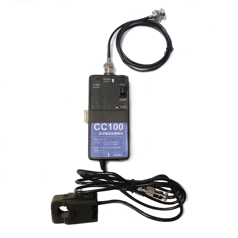 ABJN-pour sonde de courant d'oscilloscope fonctionnalité de pince de courant, modèle CC100, conception universelle DC à 50Khz