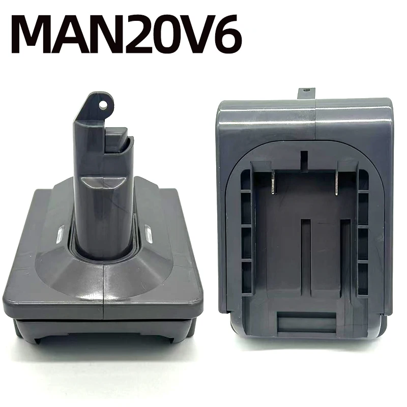 MAN20V6 Elektrowerkzeug-Akku-Adapter für Craftsman 20V Li-Ionen-Akkus, geeignet für die Verwendung mit Dyson V6-Serien-Staubsaugern. – Detail 1