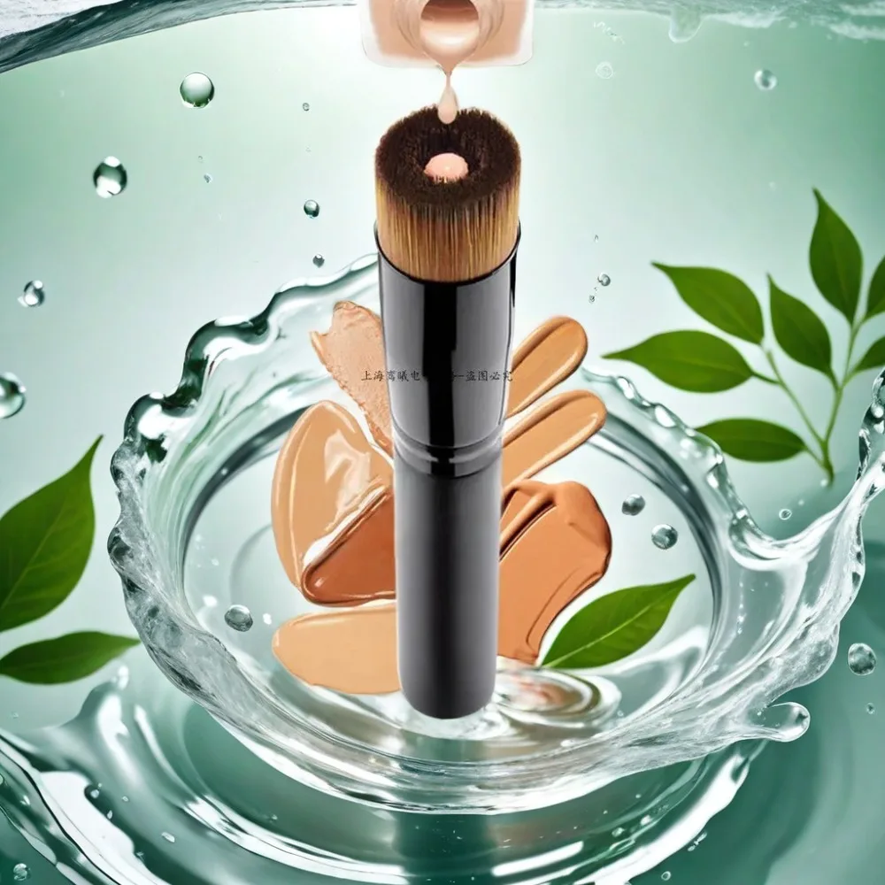 New 1pcs Concave Point / Oblique-head Foundation Brush Ultra-thin Brush Head Traceless Foundation Makeup Brush Tools