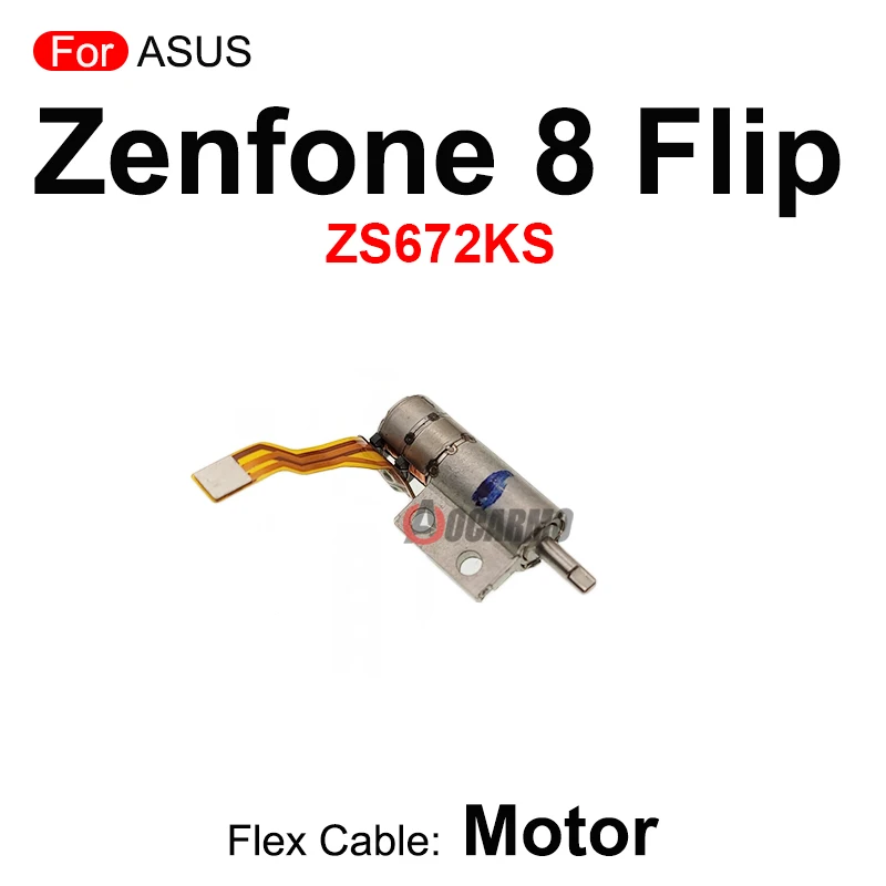 For Asus Zenfone 8 Flip Lift Camera Motor Vibration Shaft Module Flex Cable Replacement Parts Without Camera ZS672KS