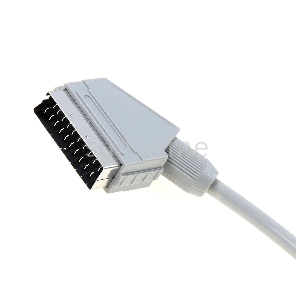1pc for WII WIIU 1.8m Scart RGB Video Cable Cord for Wii NTSC Game Console HDTV Cord view 3