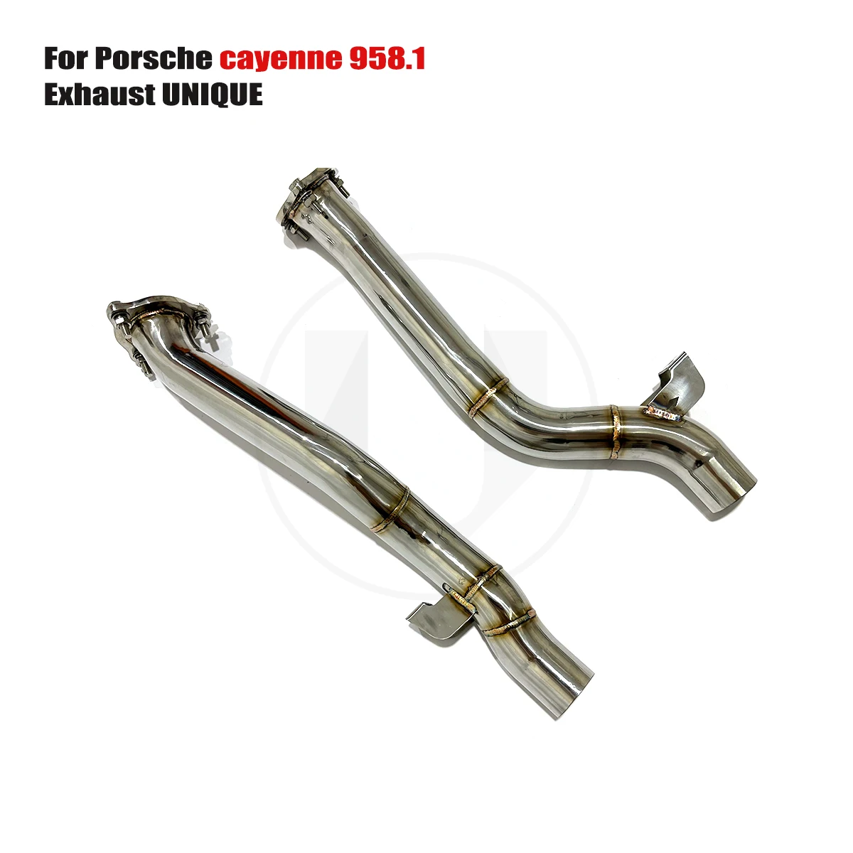 

UNIQUE for Porsche Cayenne 958.1 3.0T 4.8L 4.8T high performance Straight-through without insulator exhaust front pipe