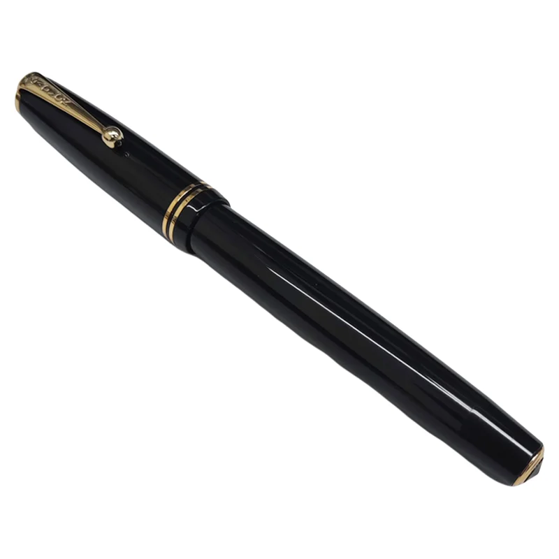 ADMOK 28 아크릴 클래식 레플리카 골드 스타 28 만년필 No.6 슈미트 펜촉 워터 피스 버튼 잉크 비즈니스 쓰기 펜 선물