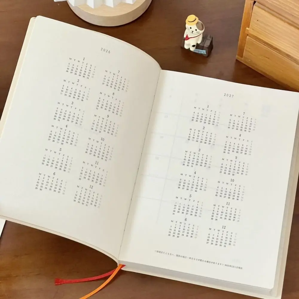 Picture 3: Portable A6 2026 Planner with Calendar To Do List Student Notebook Agenda Book Students