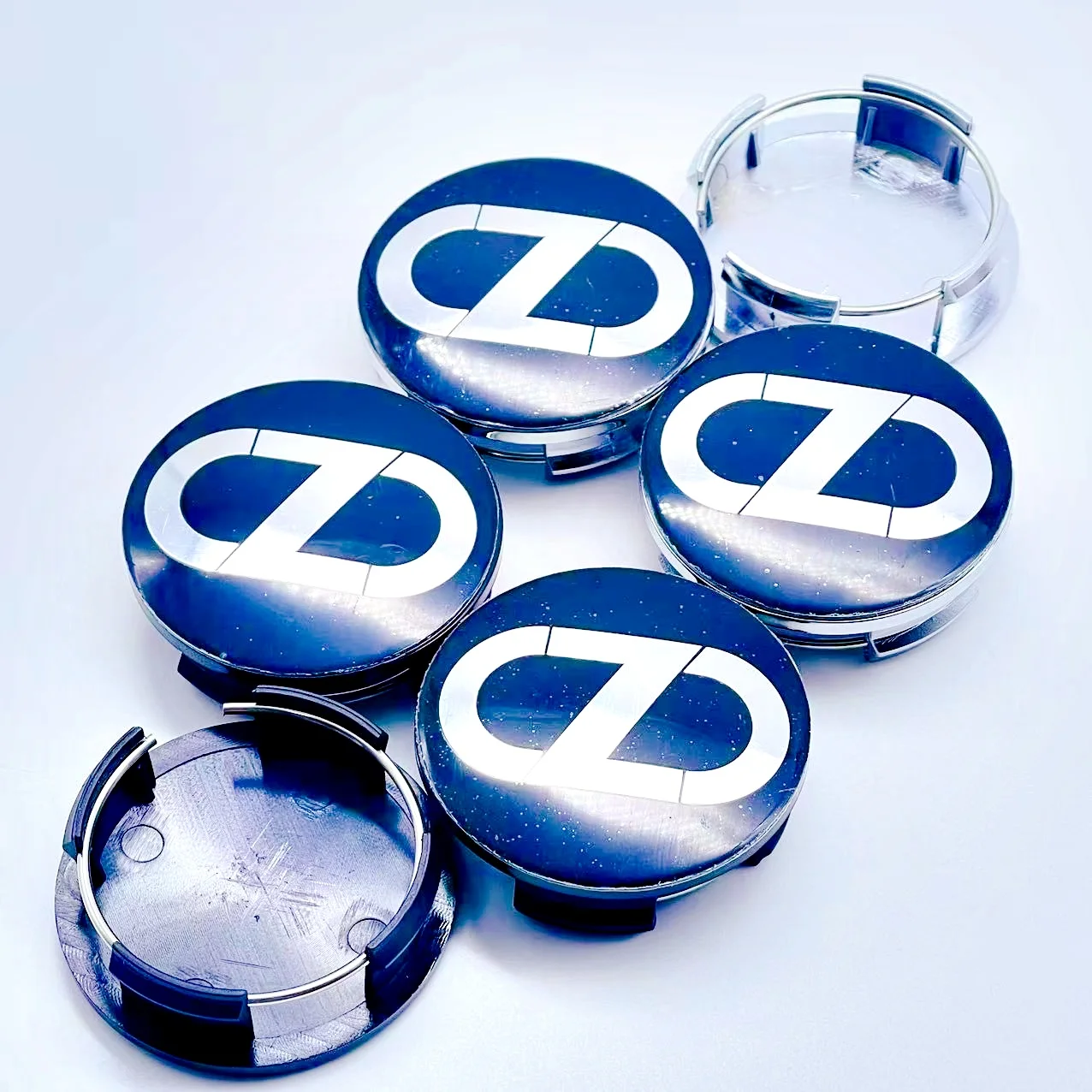 

4PCS/Lot High Quality 57MM OZ Racing Car Wheel Center Hub Caps for OZ Badge covers sticker Decals Styling accessories