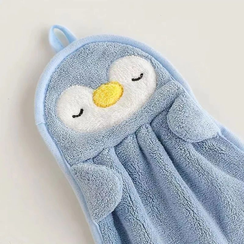 Super Absorbent Cute Duck Hand Towel Household Microfiber Kitchen Towel High-efficiency Tableware Cleaning Towel Kitchen Tools