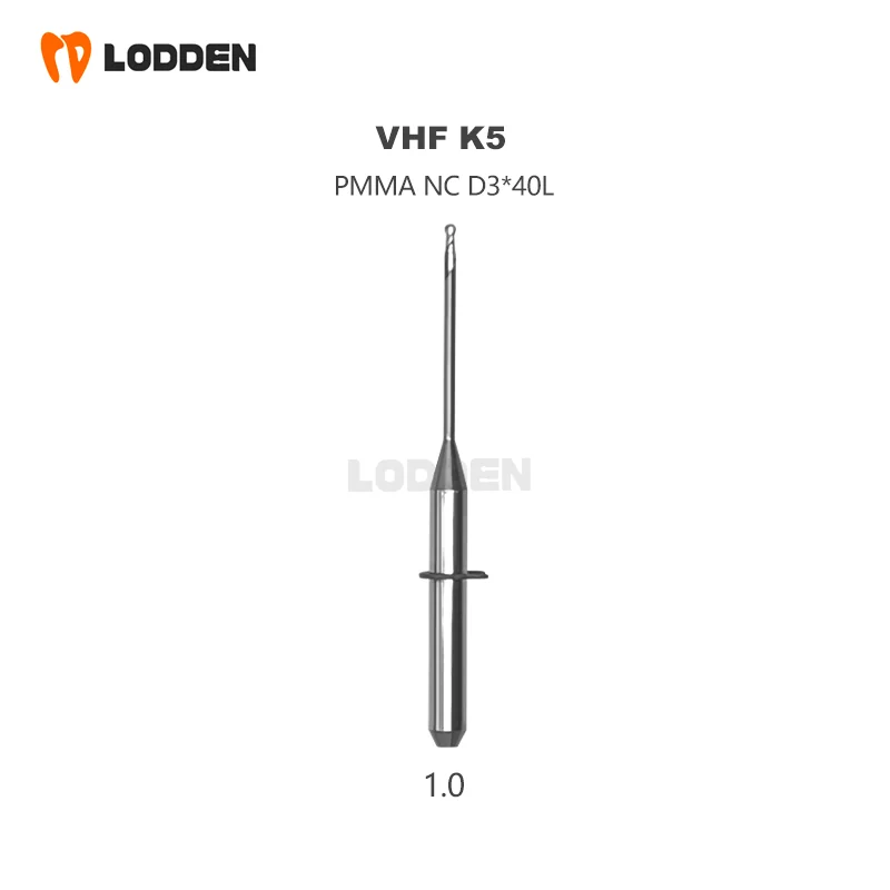 Vhf k5 pmma Fräs bohrer Dental labor werkzeug Fräsmaschine Schleif materialien Bohr gitter werkzeug 0.6/1.0/2,0mm Zahnmedizin