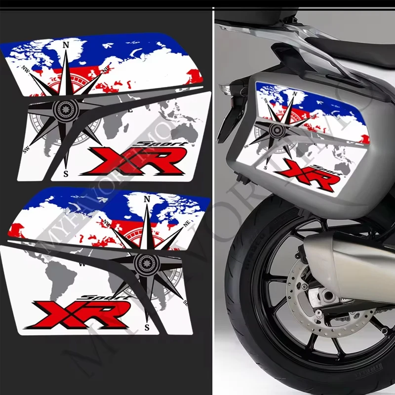 

For BMW F900XR S1000XR M1000XR F900 XR NEW S1000M Touring Package Tank Pad Trunk Luggage Cases Panniers Stickers Decals