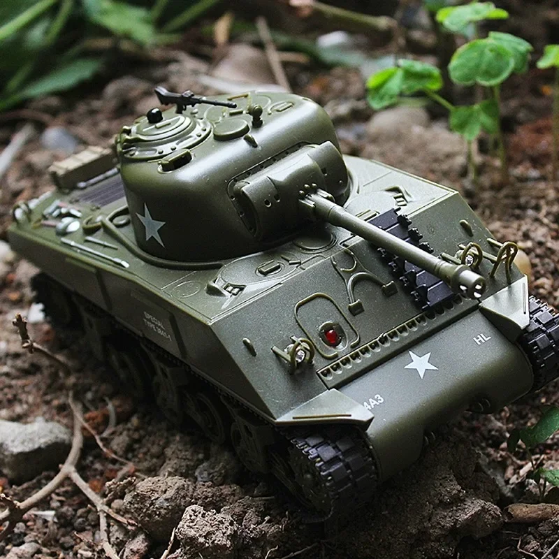 Controle Remoto Toy Tank para Crianças, Simulação De Combate Sem Fio, RC 320 ° Rotating, Presente Ao Ar Livre, Henglong, 1:30, US 2.4Ghz