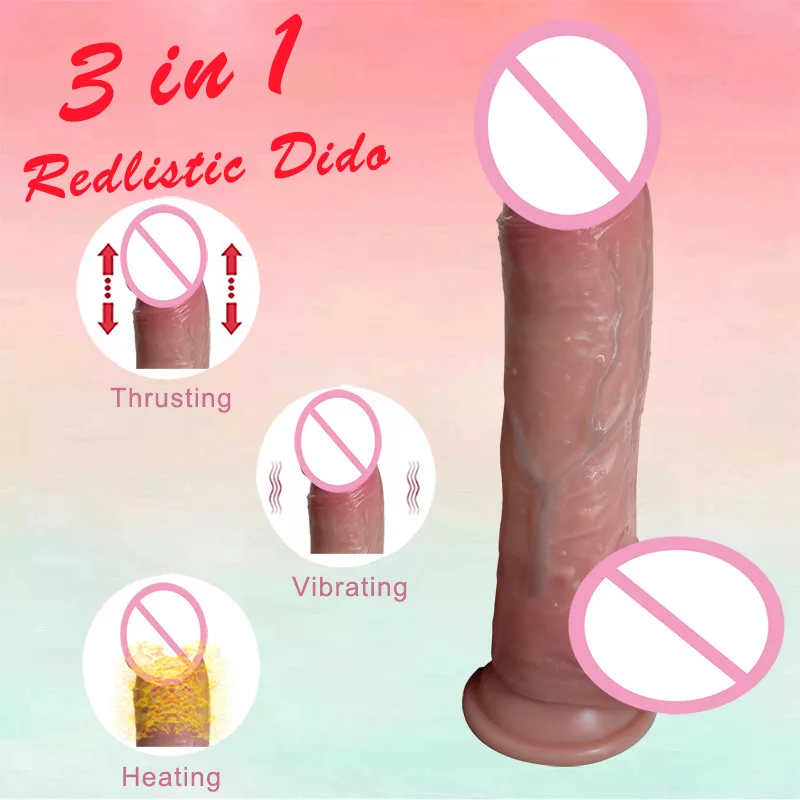 Adult sex toy women's simulation wireless remote control magnetic suction charging telescopic 20 motion heating masturbator 18+