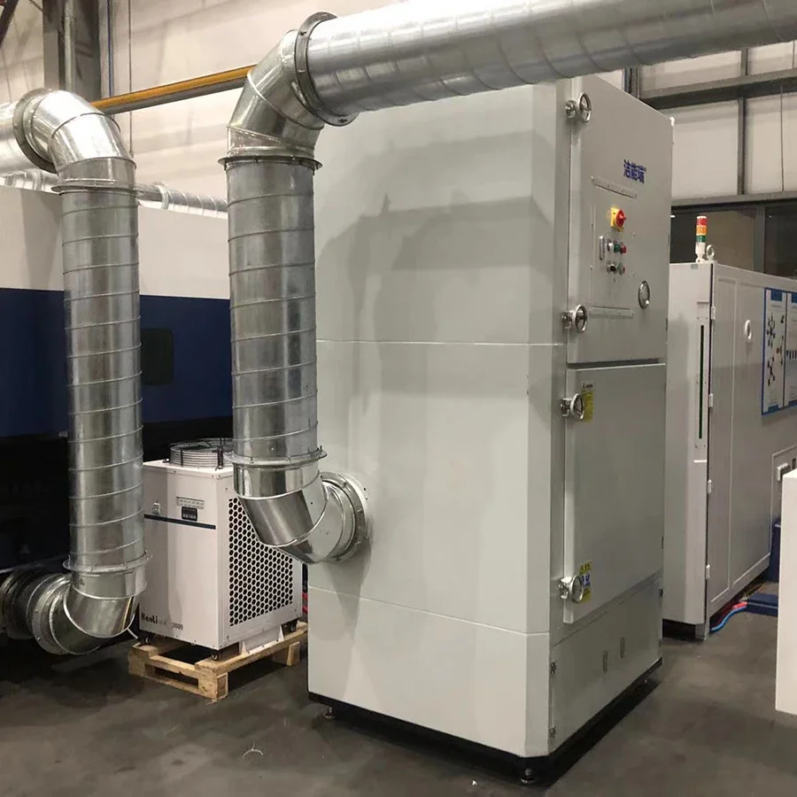 7.5Kw Dust Extractor for Laser Cutting Machine and Drawbench Welding Smoke Purifier Fume Collector