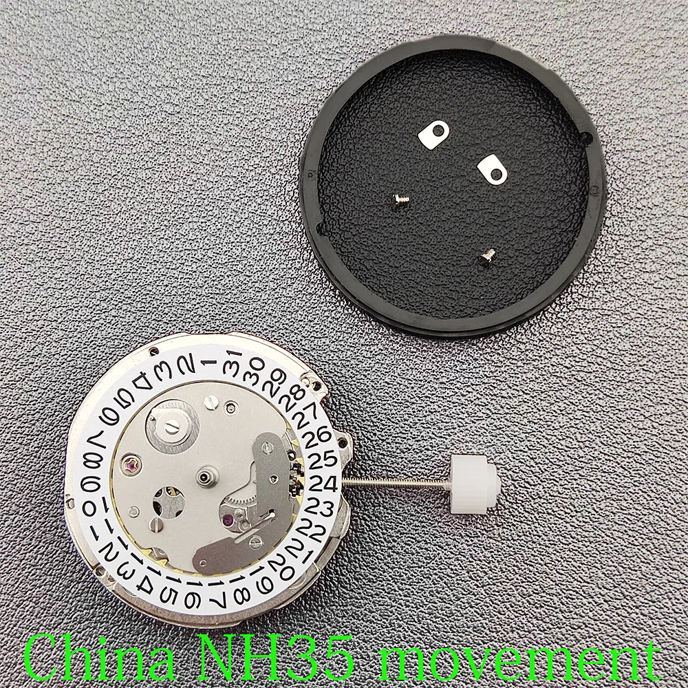 China Made NH35 Movement Can Replace The Japanese NH35 Movement Date At 3 O'clock High Accuracy Automatic Mechanical NH35A watch