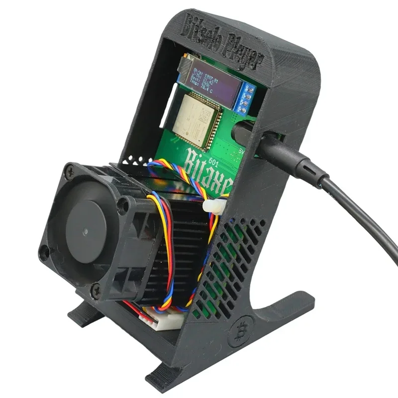 

Bitaxe Gamma 601 Solo Miner 1,2TH/S 18 Вт BM1370 от Antminer S21 Pro Asic Bitcoin BTC Miner с подставкой