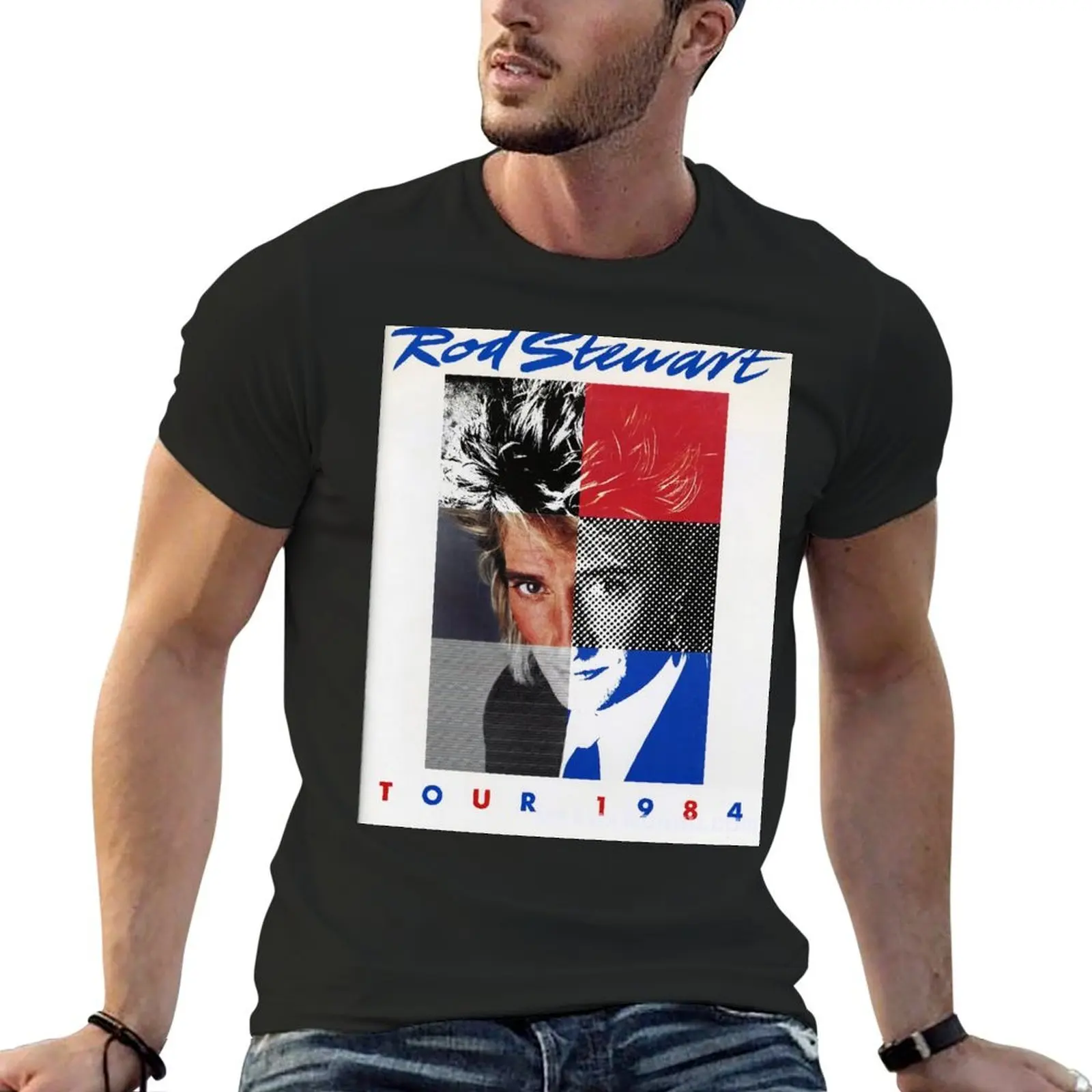 

Sir Rod Tour 1984 Poster T-Shirt heavyweights cotton graphic tees anime clothes graphics t shirts for men graphic