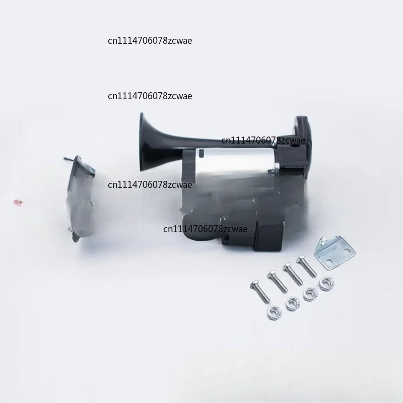 TZ-309-2 Dual Pipe Metal Integrated Air Horn 600dB Electric Pump Horn For Car Motorcycle
