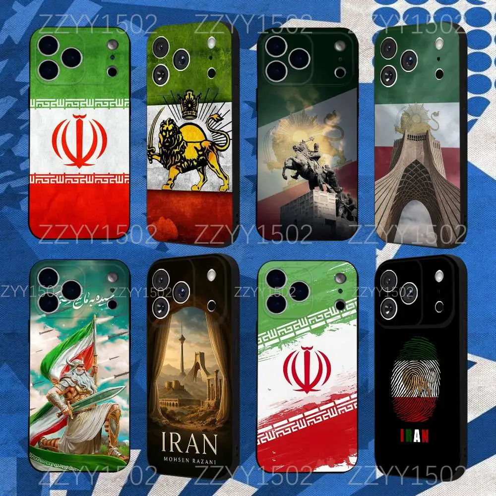 

Iran Flag Lion For iPhone 17,16,15,14,13,12,X,XS,8,7,Pro,Max,Plus,E,SE4,Air,Mini Protective Shell Slim Phone Case