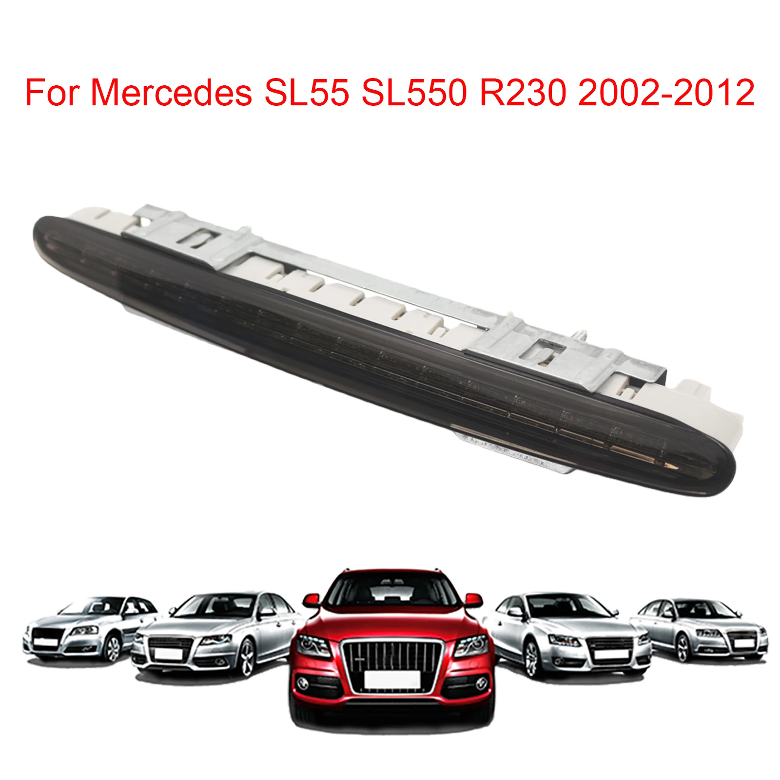 

Third Brake Light A2308200056 Car Accessories High Mount Stop Lamp A2308200956 Compatible for Mercedes SL55 SL550 R230 2002-2012