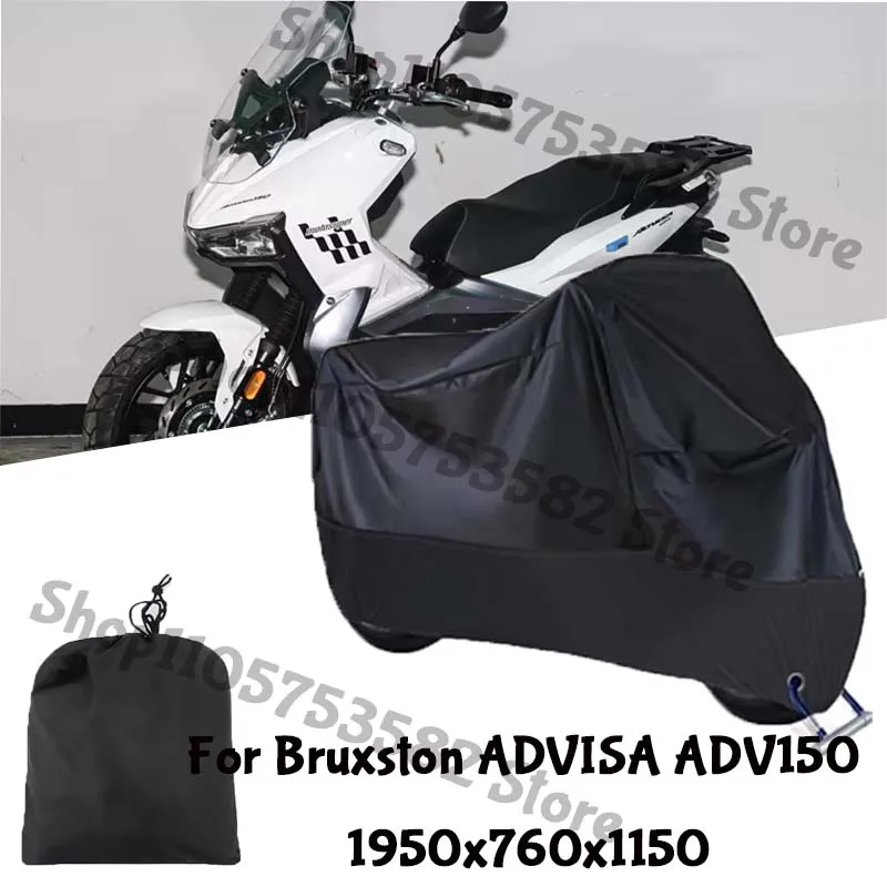 Motorcycle Full Covers For Bruxston ADVISA ADV150 Car Outdoor Sun Protection Dust No Ear Thickened Oxford Clothcover Accessories