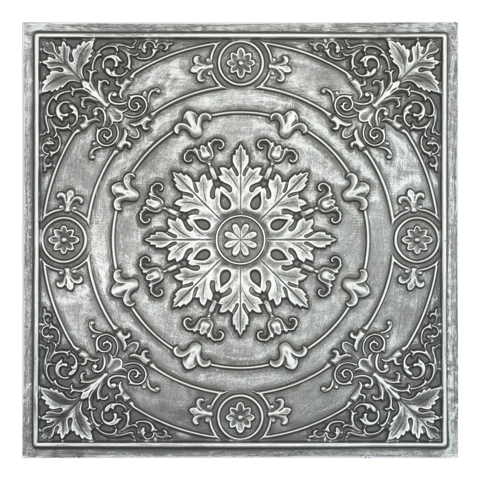 Faux Painting Ceiling Tiles Easy to Install PVC Panels for Cafe Club PL18 Antique tin 10tiles/lot