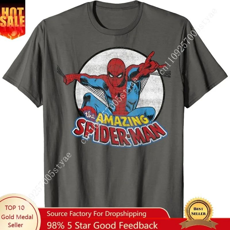 

Marvel Amazing Spider-Man Retro Vintage Graphic T-Shirt