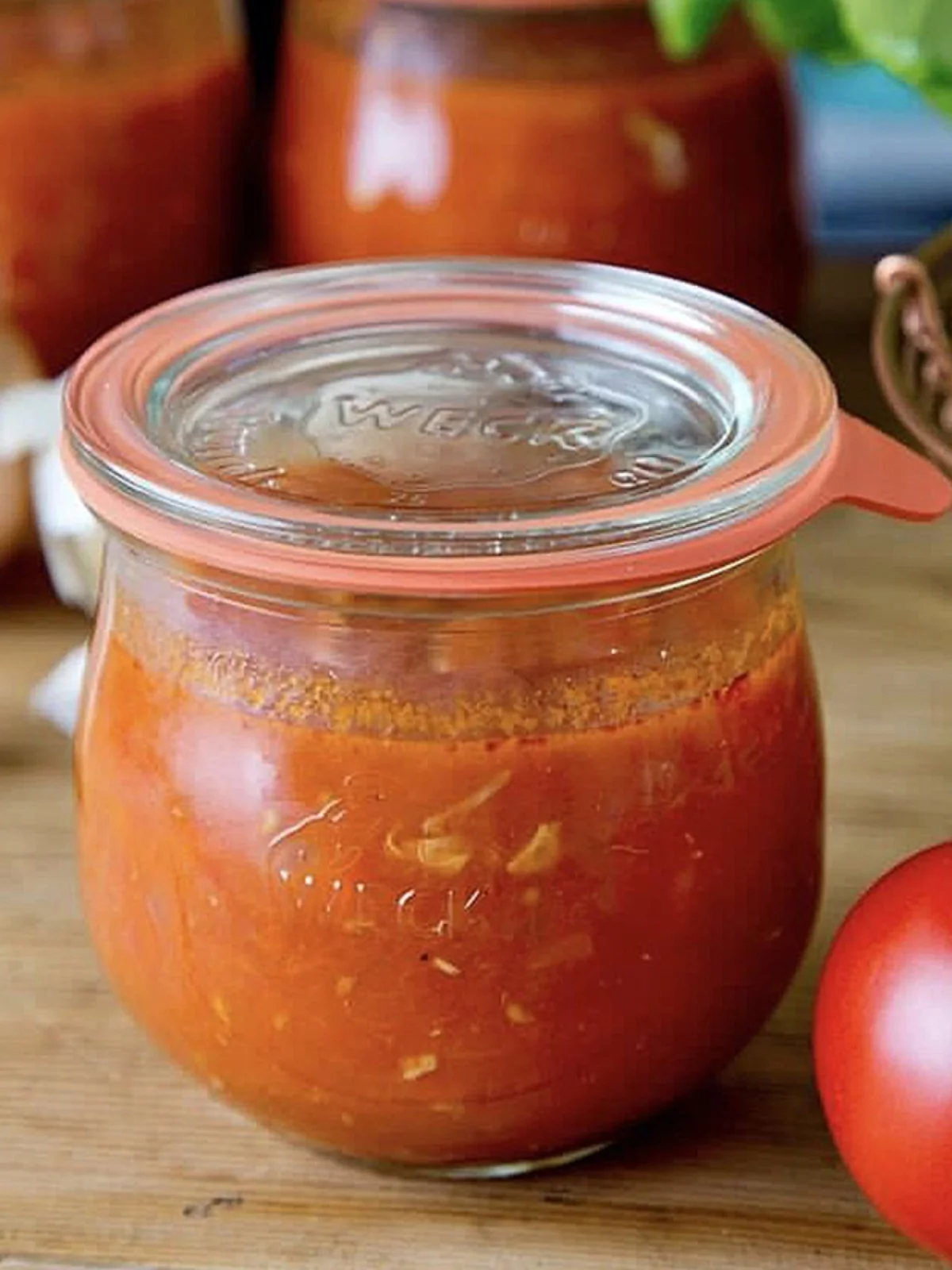 Tarro de Vidrio Sellado WECK para Conservas, Botella en Forma de Tulipán para Mermelada, Pepinillos en Conserva, Fermentación, Limón, Fruta de la Pasión, Vinagre