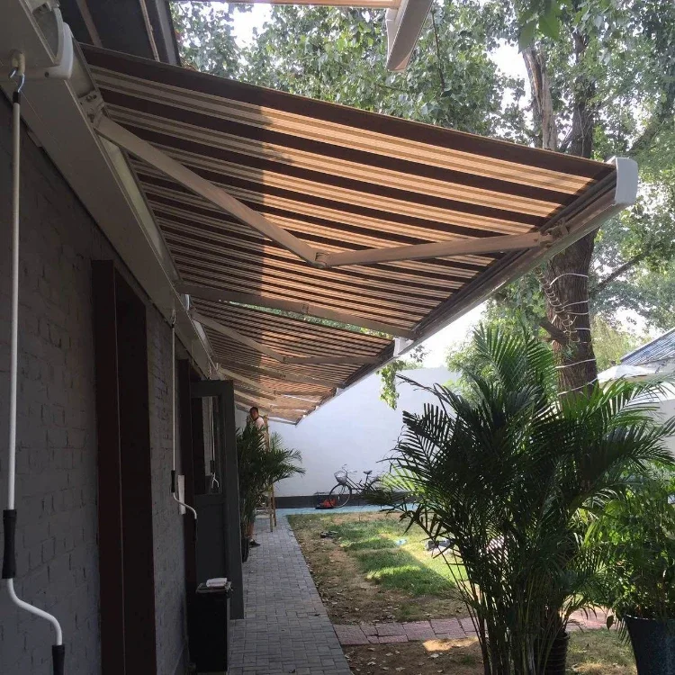 Custom Electric Retractable Outdoor Awnings Customizable Electric Retractable Awning