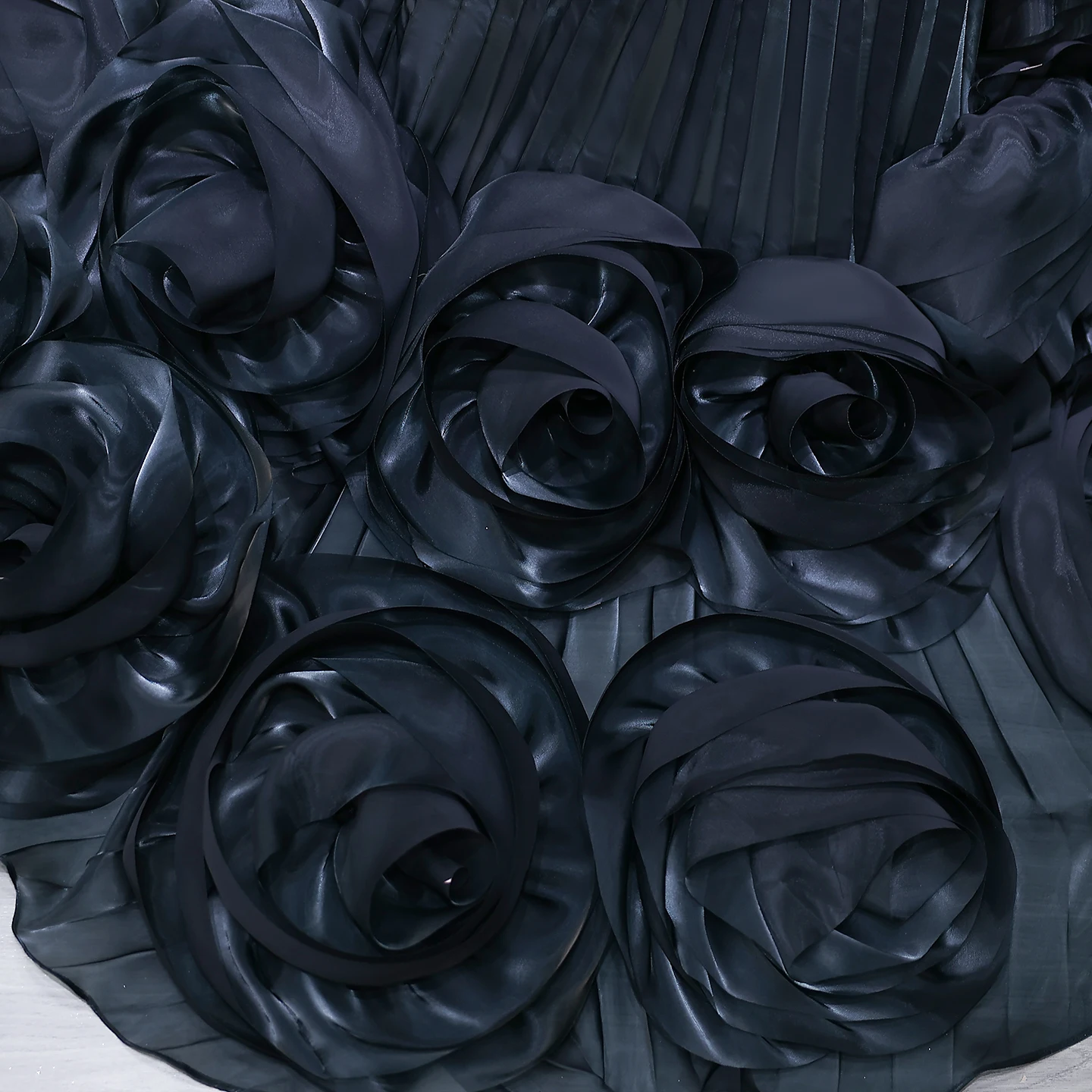 Sharon กล่าวว่าสีเขียว Strapless Princess ชุดราตรี Ruffles A-Line สําหรับงานแต่งงานของผู้หญิงชุดอย่างเป็นทางการ SS230 ที่กําหนดเอง