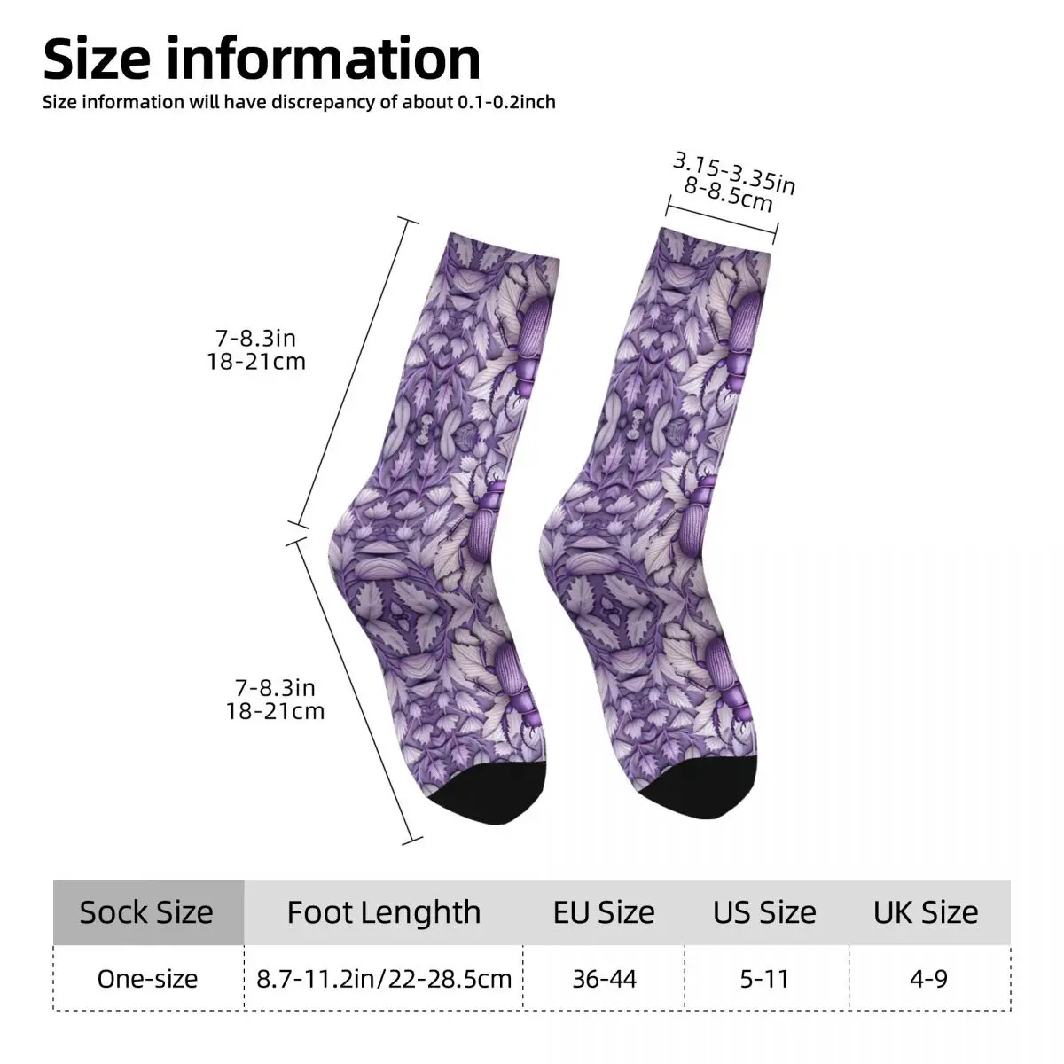 Beetle Sock Printed Man Polyester