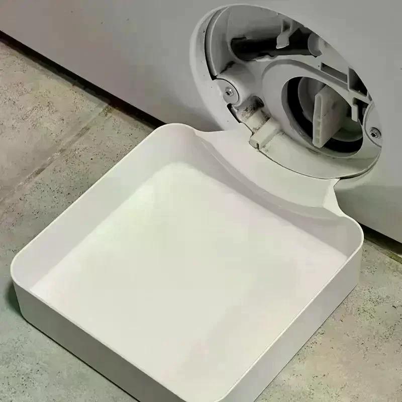 Machine Drain Water Collection Tray Prevents Overflow On Laundry Room Floor Clean Laundry Room Water Collection Box Washing